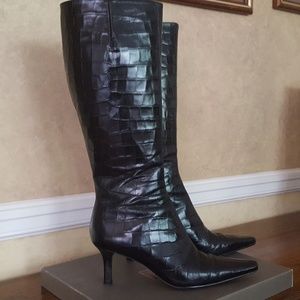 Saks Fifth Avenue black boots